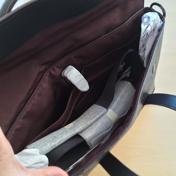 NWT Coach Hamilton Portfolio Brief In Signature Canvas 4190 $450 - Picture 8 of 10